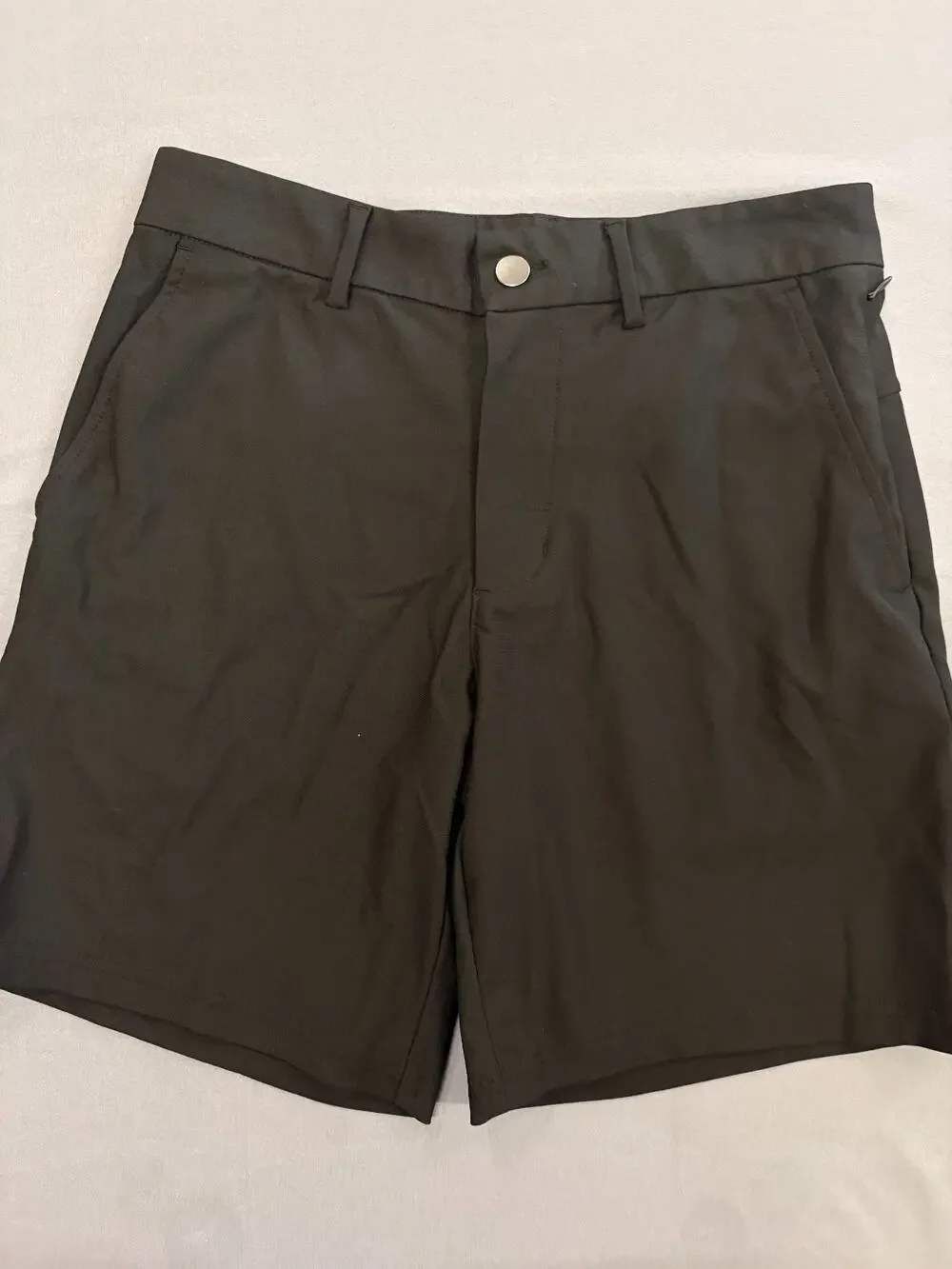 All in Motion Golf Shorts Boys 12 Black Adjustable Waist UPF Protection Stretch